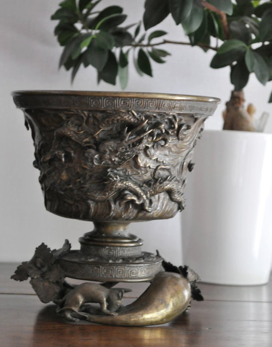 Image 1 of Japan - Pair of incense burners - Edo period - Signed KOMIN JU (ref 2912)