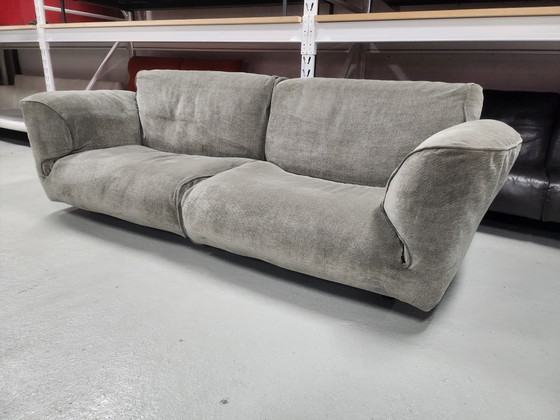 Edra - Grande Soffice bench by Francesco Binfaré – 3-5 seaters, Velvet (photo 2 of 9)
