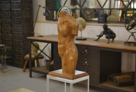 Sculture di nudo in rovere anni '60 – Mid Century Modern (photo 8 of 8)