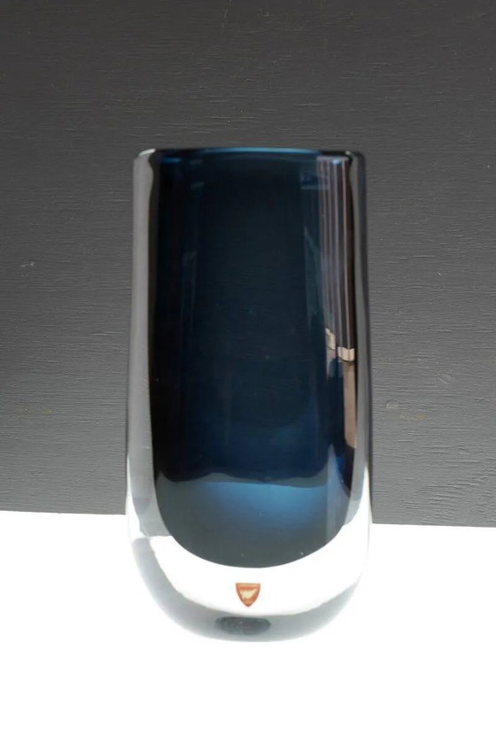 Image 1 of Vase en verre par Landberg pour Orrefors, set de 2