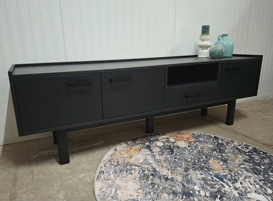 Image 1 of Modern oak TV cabinet, 190 cm, new