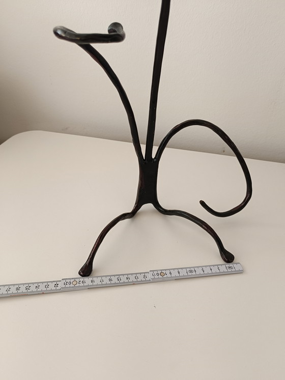 Image 1 of Porte-bouteille en forme de chat autrichien par Walter Bosse, années 1950