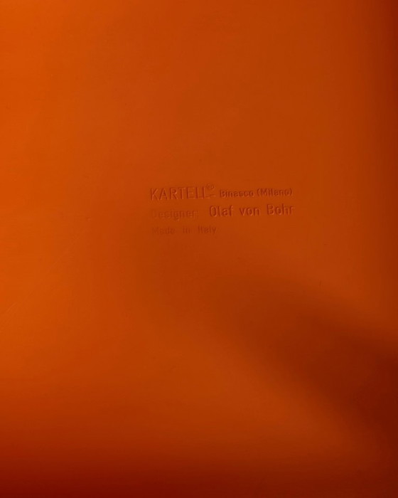 Image 1 of Bibliothèque d'angle vintage en plastique des années 1970, conçue par Olaf Von Bohr pour Kartell