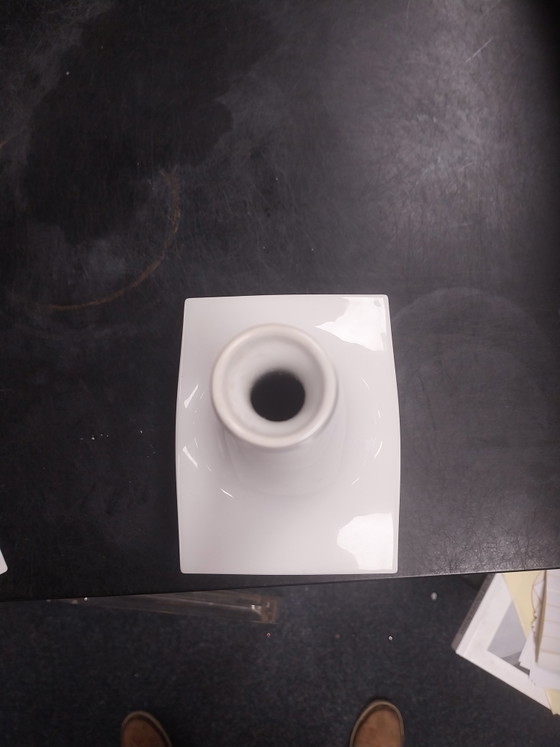 Image 1 of 1x KPM Berlin porcelain 1950s abstract art vase 22cm high