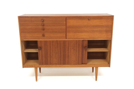 Image 1 of Scandinavian teak sideboard, Hugo Troeds, Bjärnum Sweden, 1960