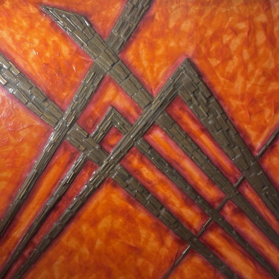 Antonio Secci, Composition abstraite brutaliste, Techniques mixtes sur panneau, 1969 – Peintures et dessins (photo 5 of 10)