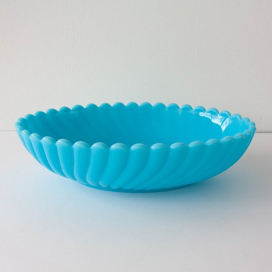 1940er Art Deco portugiesische Glasschale von IVIMA – Tischdekoration (photo 7 of 13)