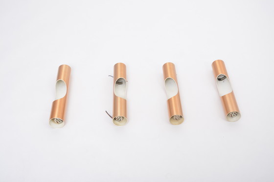 Image 1 of Mid Century Fuga Metall-Wandleuchten von Maija Liisa Komulainen für Raak, 1964, 4er-Set