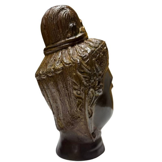 Cabeza de Buda de Bronce Estilo Jemer – Símbolo de Paz H 20 x An 11 – Esculturas, Bronze (photo 4 of 9)