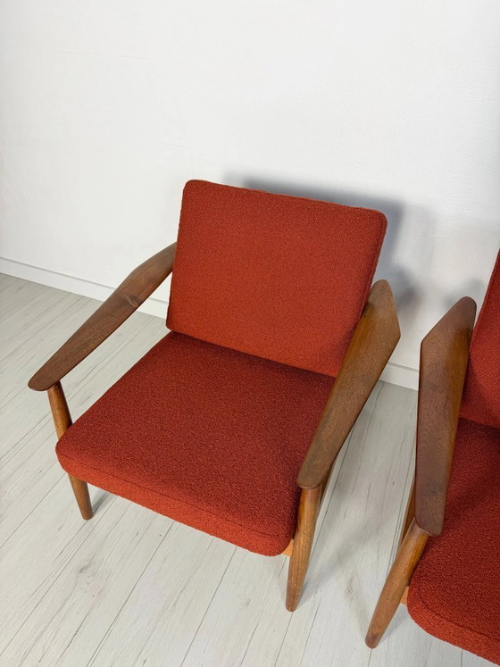 Image 1 of Fauteuil lounge vintage FD 164 en teck par Arne Vodder pour CADO, design danois, 1960