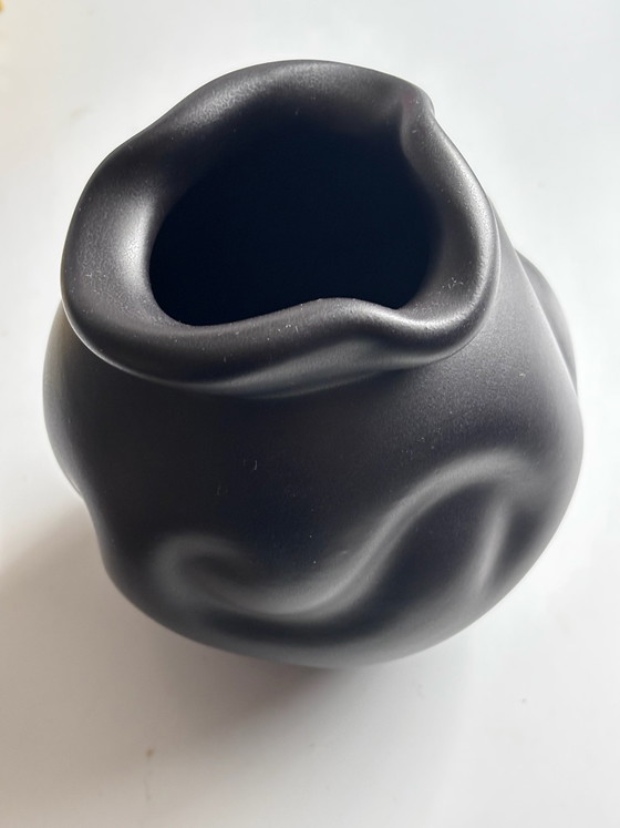 Vaso Art Déco Fons Decker “Fonso” Plateel Gouda anni '30, Vasi, Ceramica, Nero (foto 2 di 5)