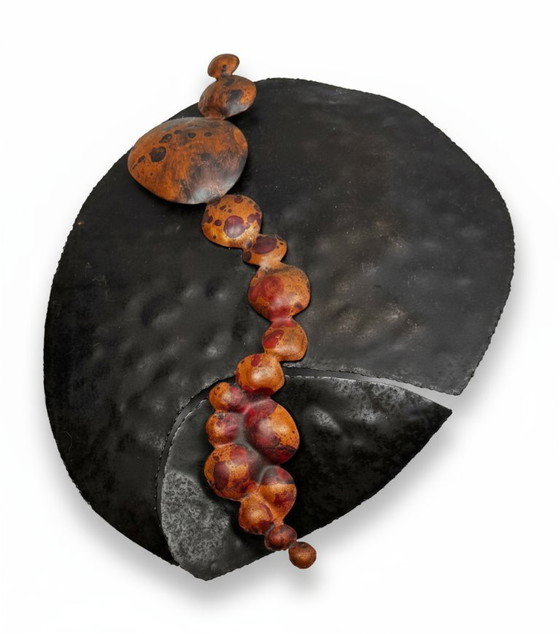 Image 1 of Ensemble de sculptures murales brutalistes signées B + D, vers 1965–1975