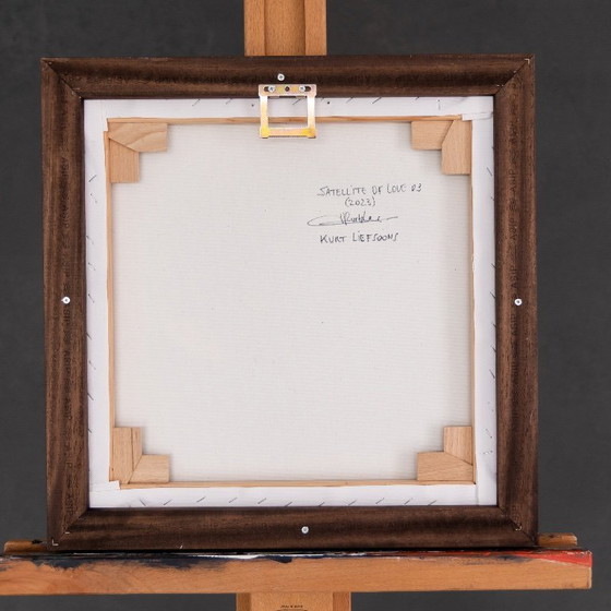 Image 1 of "Satellite of Love" oil on canvas