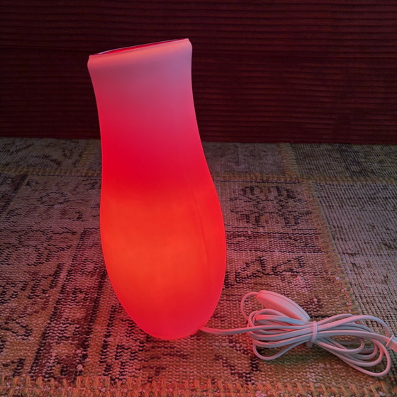 Vintage IKEA Mylonit Table Lamp – Glass, Plastic (photo 2 of 5)