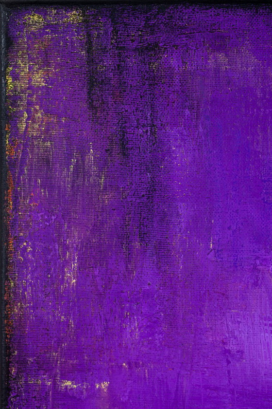 Image 1 of Original minimalist abstract modern painting on stretched canvas.