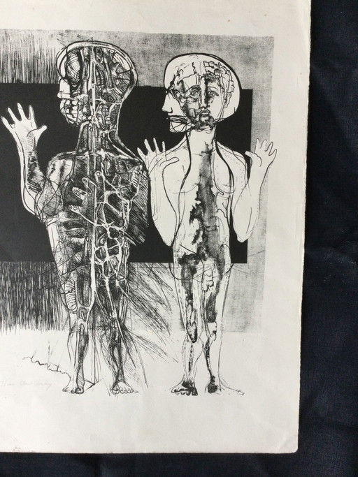 Aat Verhoog - lithographie