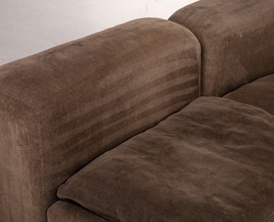 Image 1 of Canapé modulaire COR en velours côtelé marron