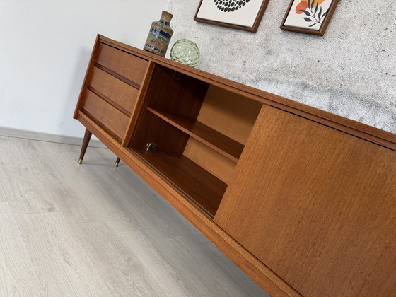 Image 1 of Teak sideboard / chest of drawers 200cm, 1960s