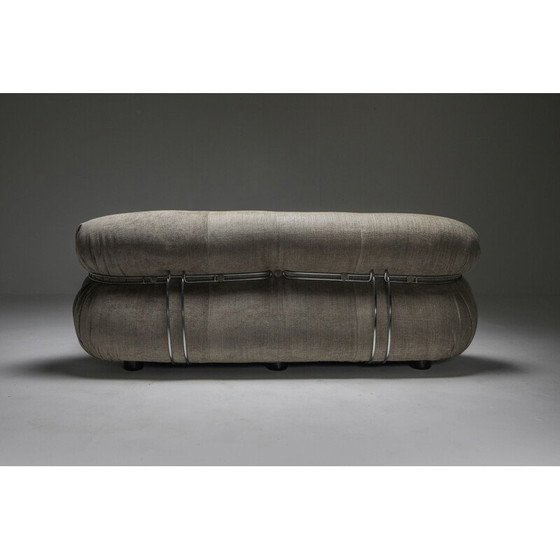 Image 1 of Vintage Soriana 2-Seat Sofa by Afra e Tobia Scarpa for Cassina 1970s