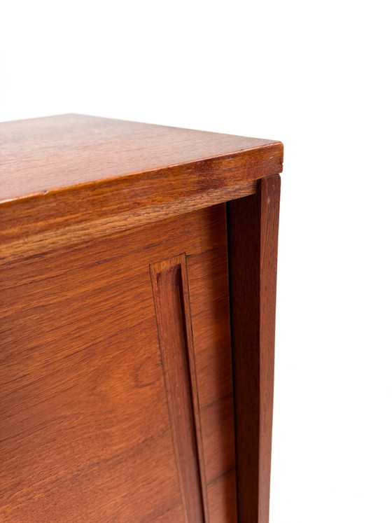 Vintage teak sideboard, Jean Batenburg ‘60 – Wood, Cast Iron (photo 14 of 15)