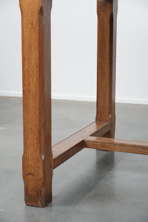 Image 1 of Large antique French farm dining table for 6 to 8 people