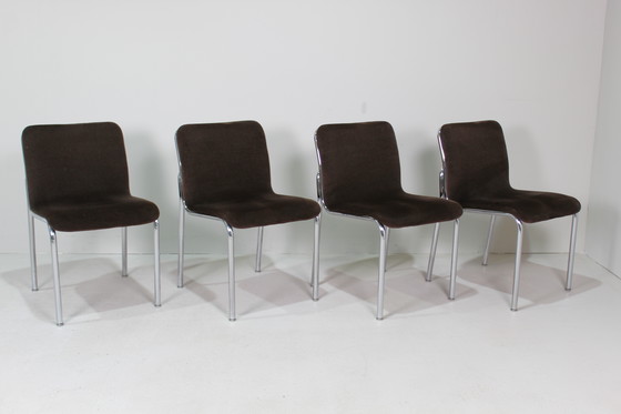 Image 1 of Vintage Design Eetkamerstoelen - TECTA Jaren '70