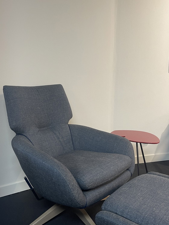 Image 1 of Leolux Lloyd Relaxsessel mit Fußhocker NEU
