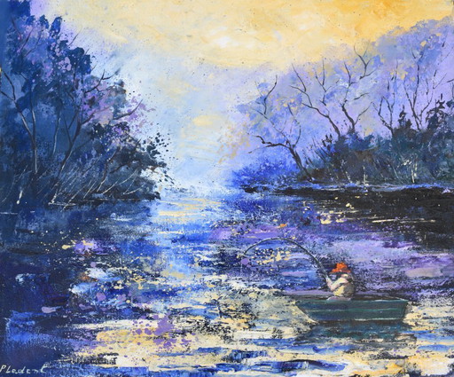 Fishing peacefully