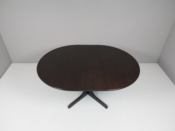 Image 1 of Vintage Extendable Round Table, Mid-Century