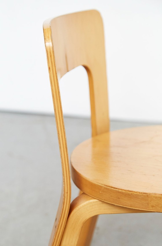 Image 1 of Set van twee Alvar Aalto kinderstoelen N65 voor Artek