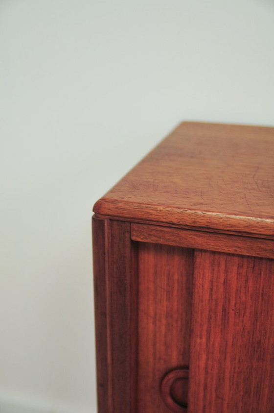 Mobile vintage in teak con ante scorrevoli – Mobili contenitori, Metal, Wood (photo 8 of 8)