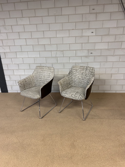 Leolux Mara eetkamerstoelen 2.ª