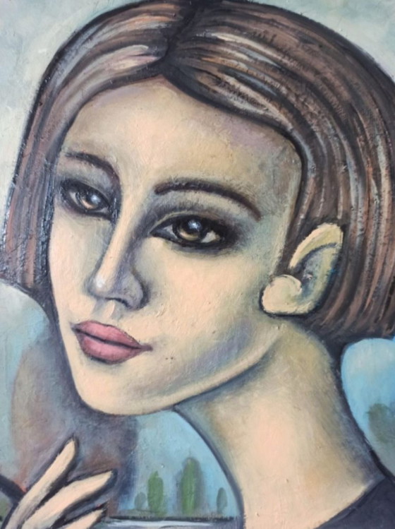 Edward Yov - Muse – Paintings & Drawings, Canvas (photo 7 of 7)