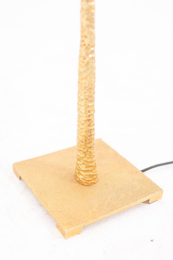 Image 1 of Paar Stehlampen aus vergoldetem Metall. 20. Jahrhundert.