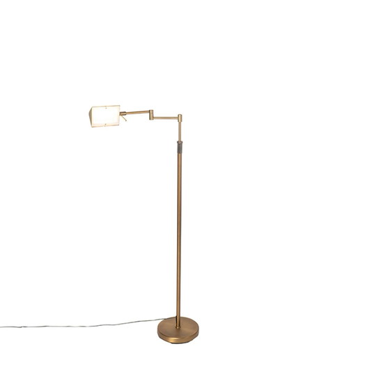 Lampadaire Vintage Design Bronze avec LED et Variateur Tactile – Métal (photo 6 of 13)