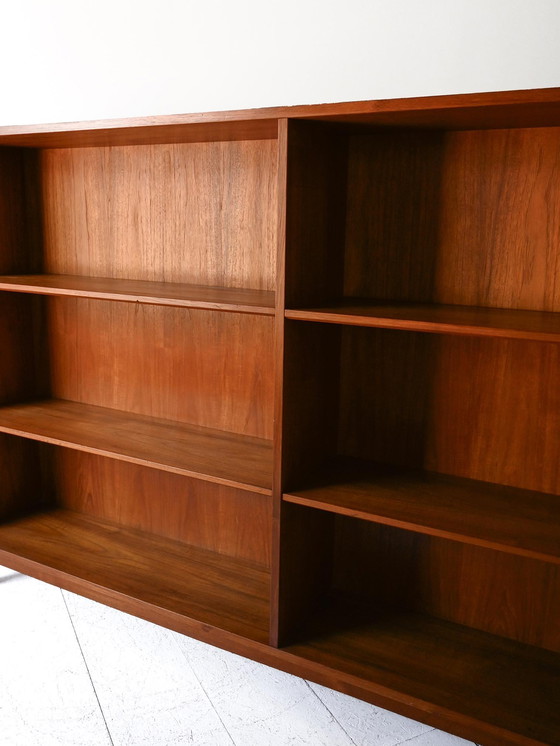 Image 1 of Large 1950s/60s Scandinavian Teak Bookcase