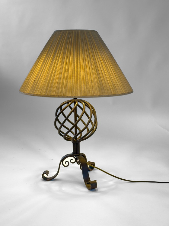 Image 1 of Lampe en fer forgé brutaliste