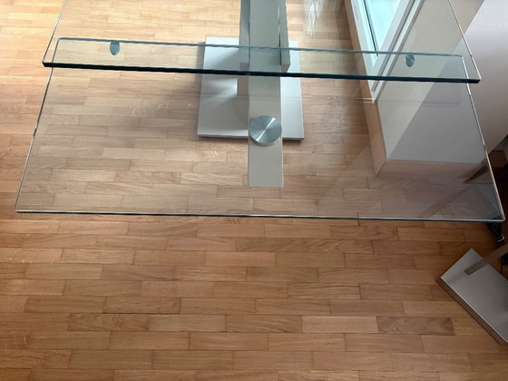 Image 1 of Rocher Bobois glass table