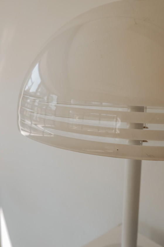 Vintage Dijkstra Mushroom Table Lamp with Plexiglass Shade, 1970s – Metal (photo 8 of 8)