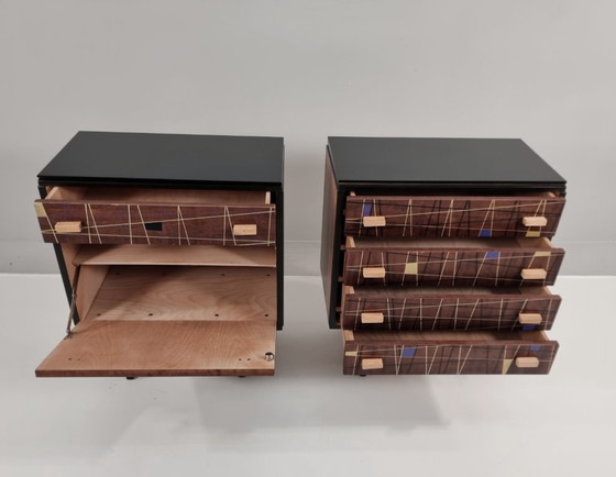 Image 1 of Comodini, anni '70, set di 2