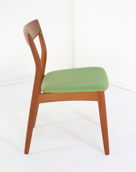 Image 1 of 4X R. Borregaard Voor Viborg Stoelen Eetkamerstoelen Vintage Deens