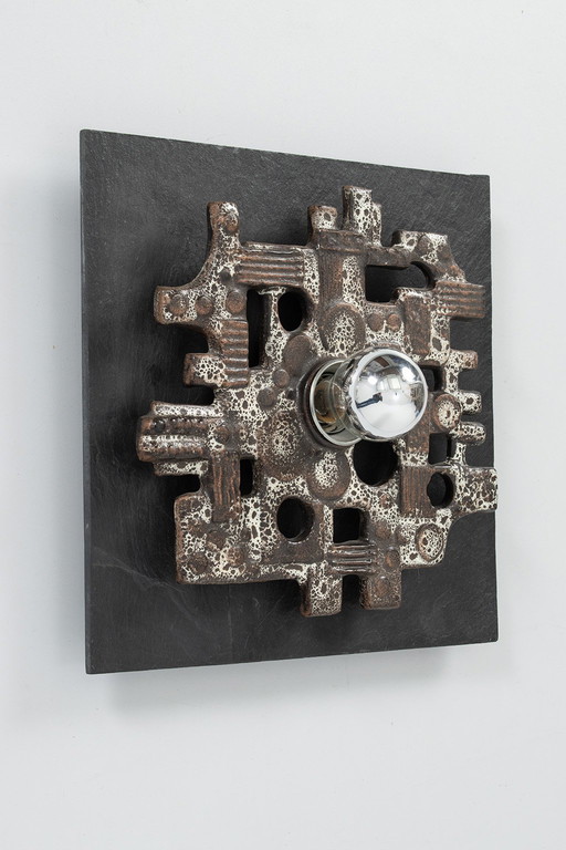 Brutalist wall lamp Brakelmann & Becker
