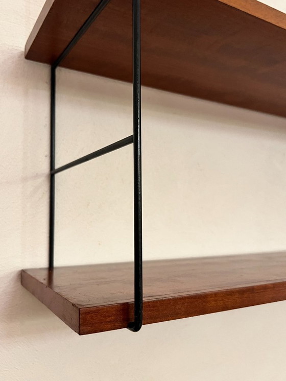 Image 1 of Vintage Wandrek / Wandmeubel, Duitsland 1970's