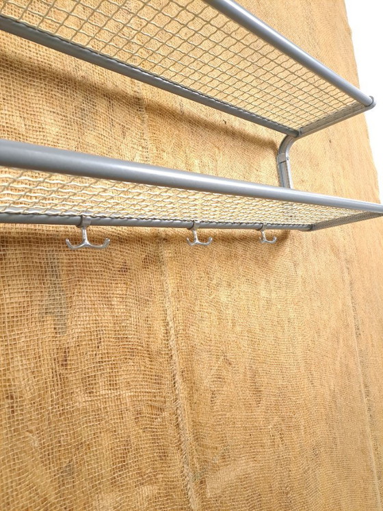 Image 1 of Habo Wandgarderobe mit weißem Netzgewebe, Nr. 12