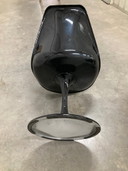 2 repliche di sedie Saarinen Tulip, sedie da pranzo nere