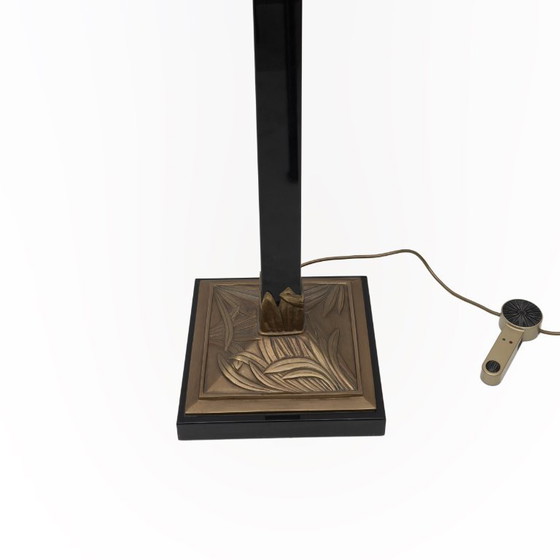 Image 1 of Lampadaire Style Art Déco Gianfranco Frattini par Relco Milano, Italie, 1970s