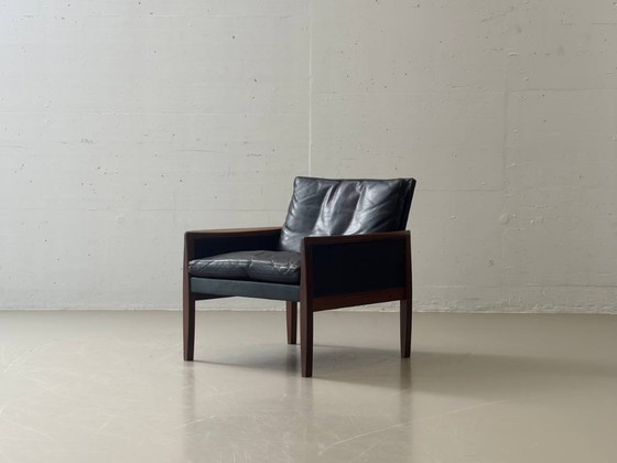 Image 1 of Set van 2 loungestoelen van Hans Olsen voor Juul Kristensen, Denemarken, jaren 1950.