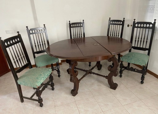Table with 6 Chairs 