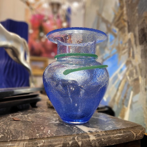 Image 1 of Jarrón de vidrio soplado, Monica Backström para Kosta Boda, 80’s – Suecia