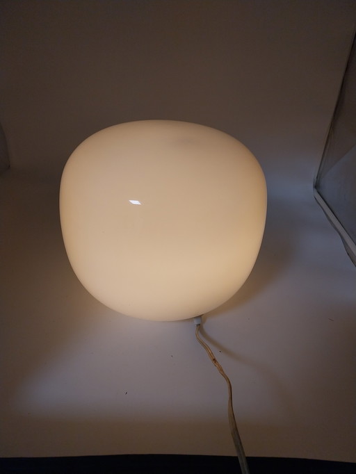1 x verrerie de vianne opaline tafellamp zgn. Sqircle vorm